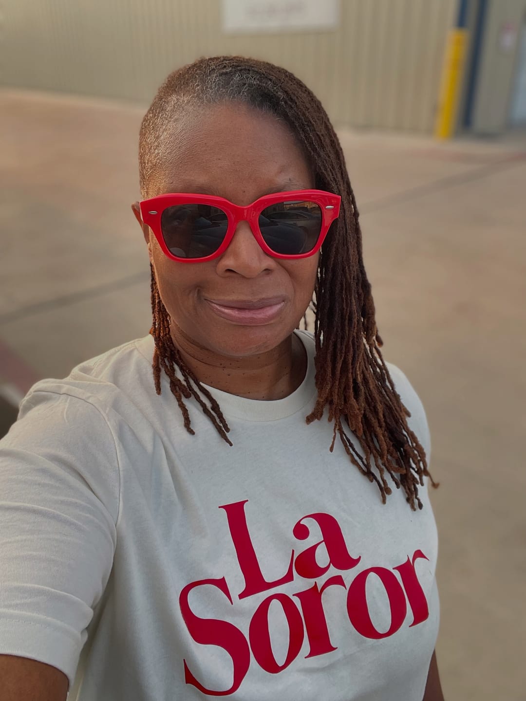 Customer photo review of Short Sleeve La Soror Tee