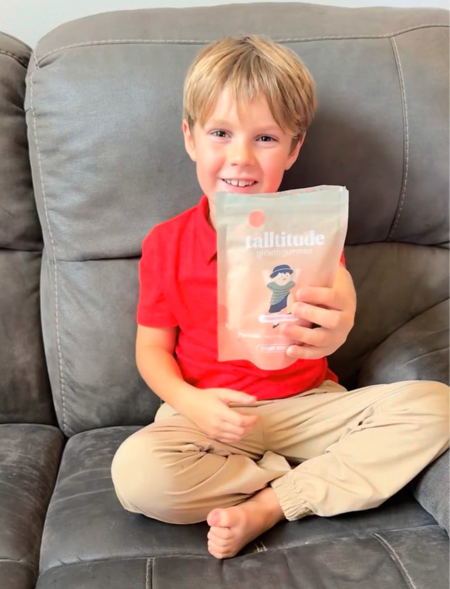Customer photo review of Talltitude Growth Gummies®
