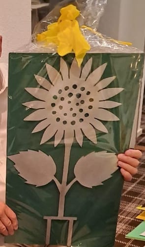 Customer photo review of Gartenstecker Sonnenblume