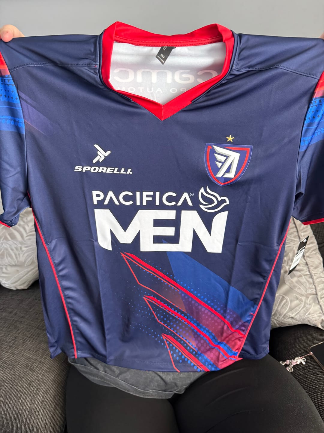 Customer photo review of Mens Secret Football Shirt
