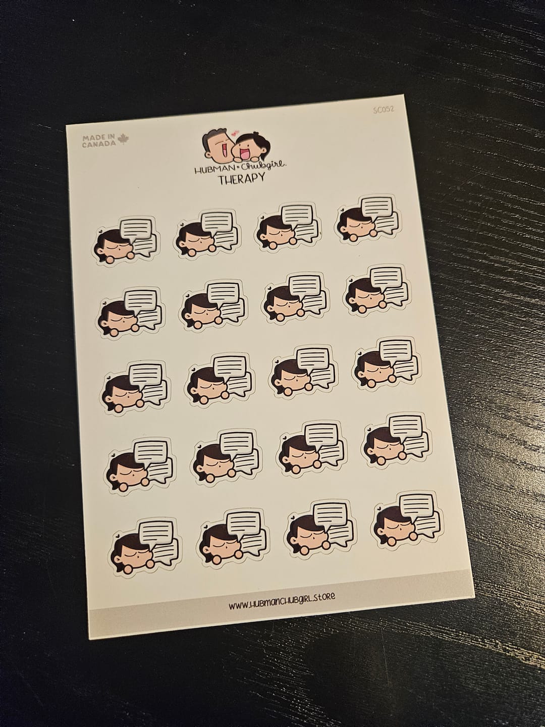 Customer photo review of Therapy Planner Stickers