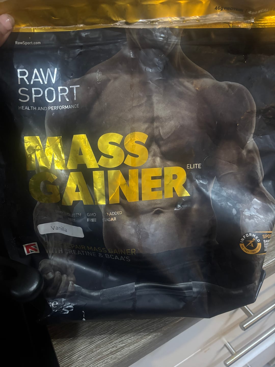 Customer photo review of Mass Gainer Professional | Informed Sport