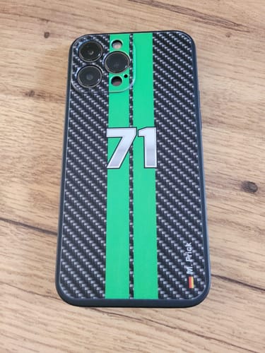 Kundenbewertung mit Foto zu Carbon Style #2 - Individuelle Handyhülle für iPhone
