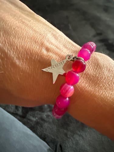 Customer photo review of »Emotionale Heilung« Armband aus echten Achat-Steinen