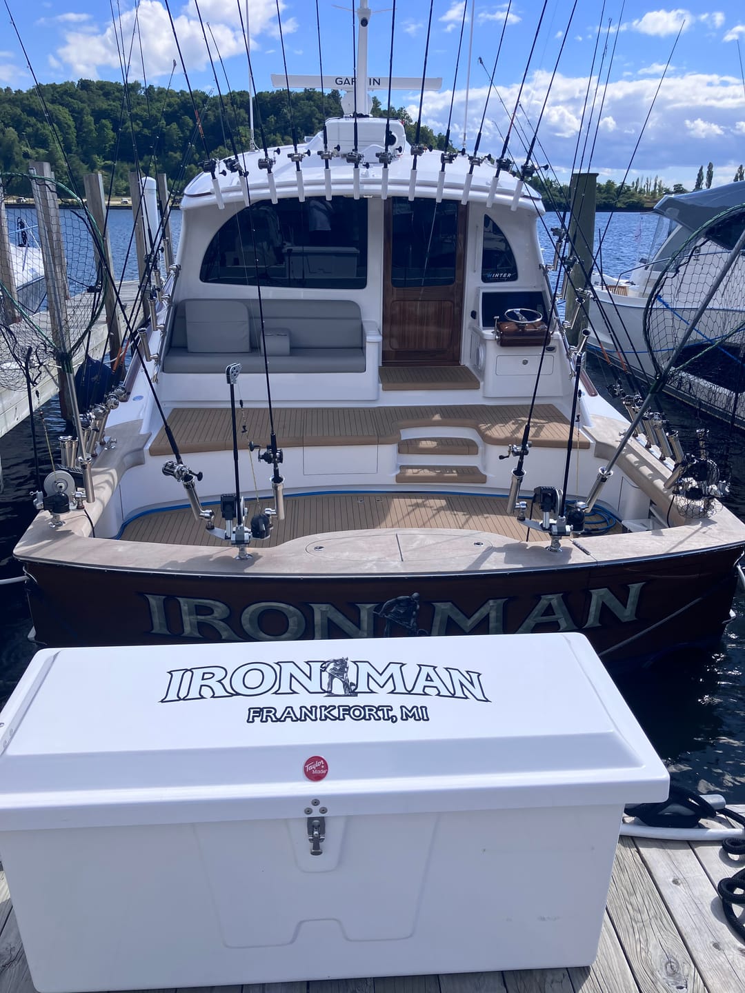 Customer photo review of Boat Logo Decal