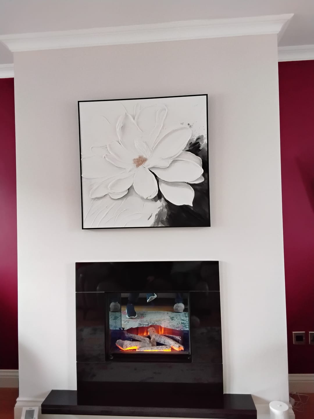 Customer photo review of Flower & Tree Abstract Textured Wall Art #ML059
