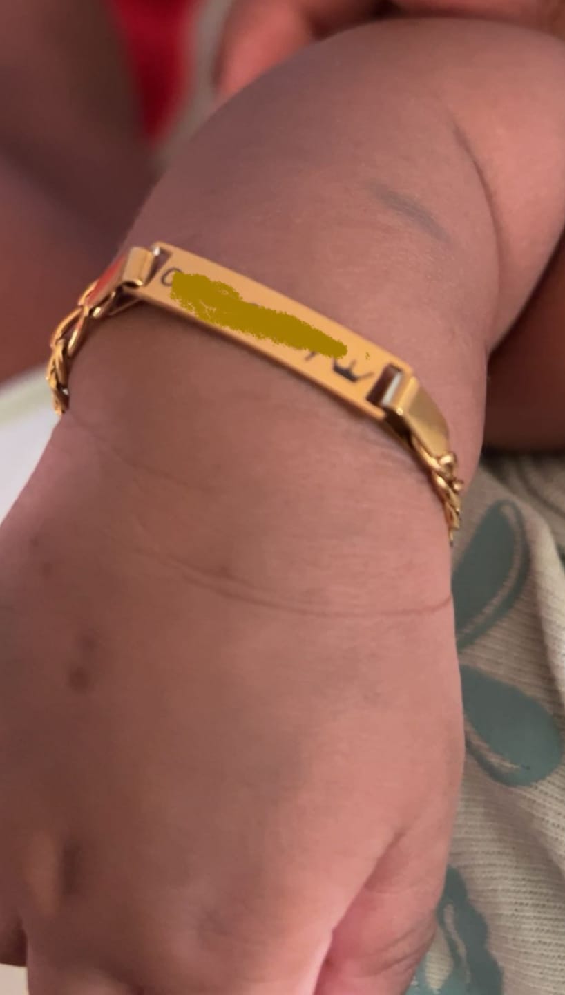 Customer photo review of Infant Bracelet