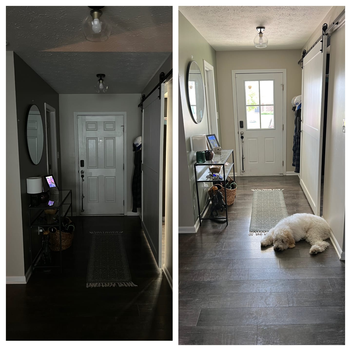 Customer photo review of Clear 4 Lite Glass and Frame Kit (Half Lite)