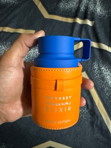 Customer photo review of Armaf Odyssey Mandarin Sky Elixir Eau de Parfum for Unisex – 3.4 oz / 100 ml