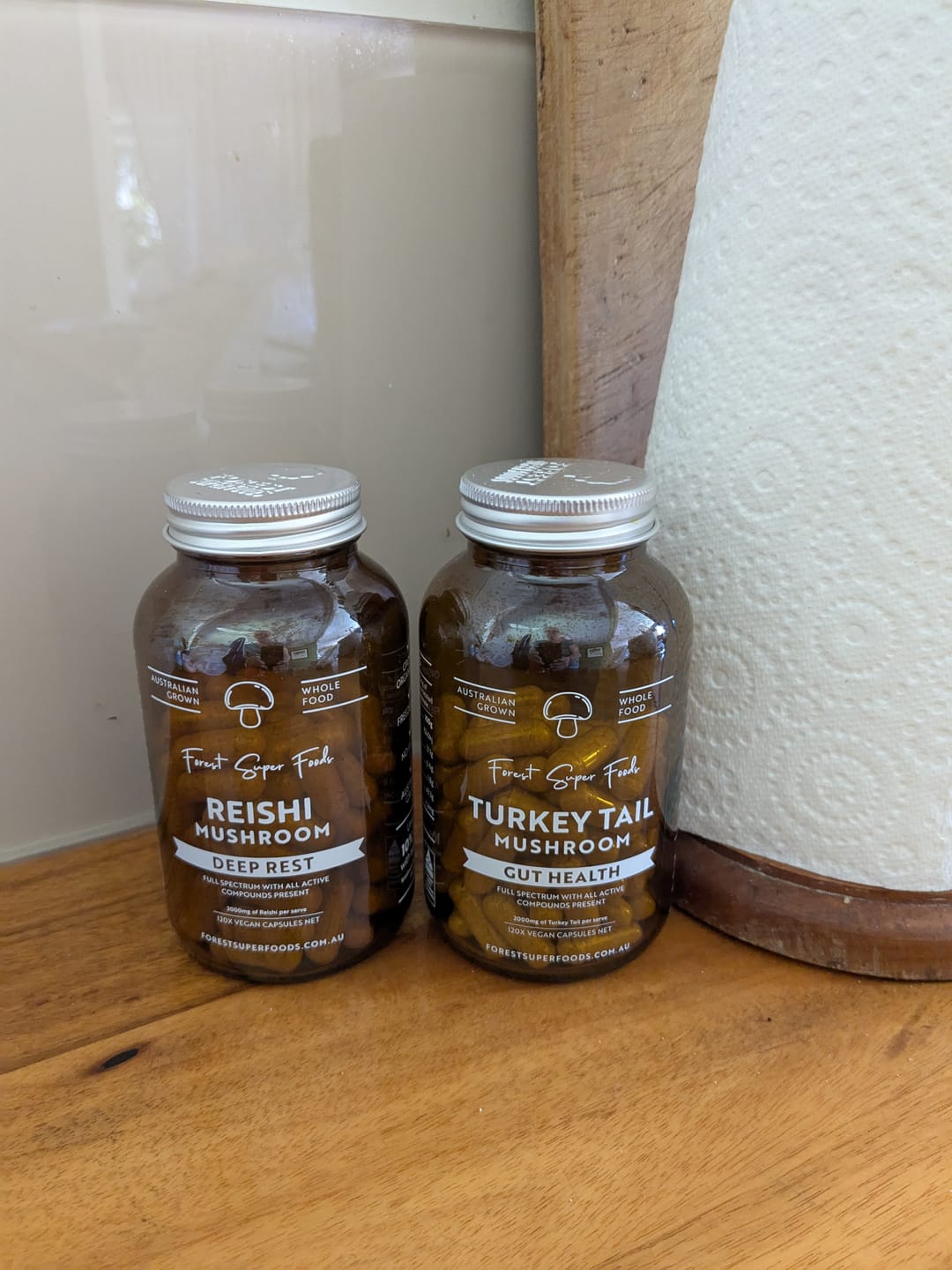 Customer photo review of Australian Grown Reishi Mushroom Capsules
