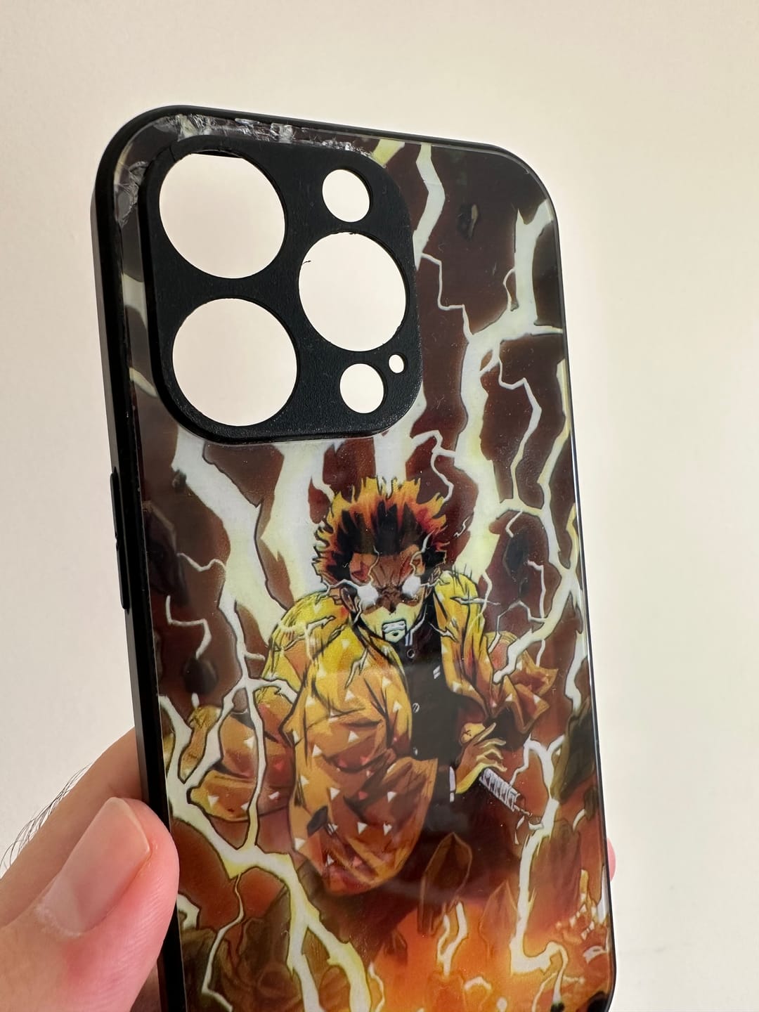 Customer photo review of "Demon Slayer Zenitsu" Cam Kılıf
