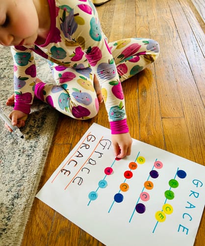 Customer photo review of The Preschool Box- 3 Months