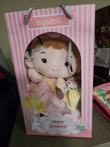 Customer photo review of Personalized Milly Girl & Her Pet