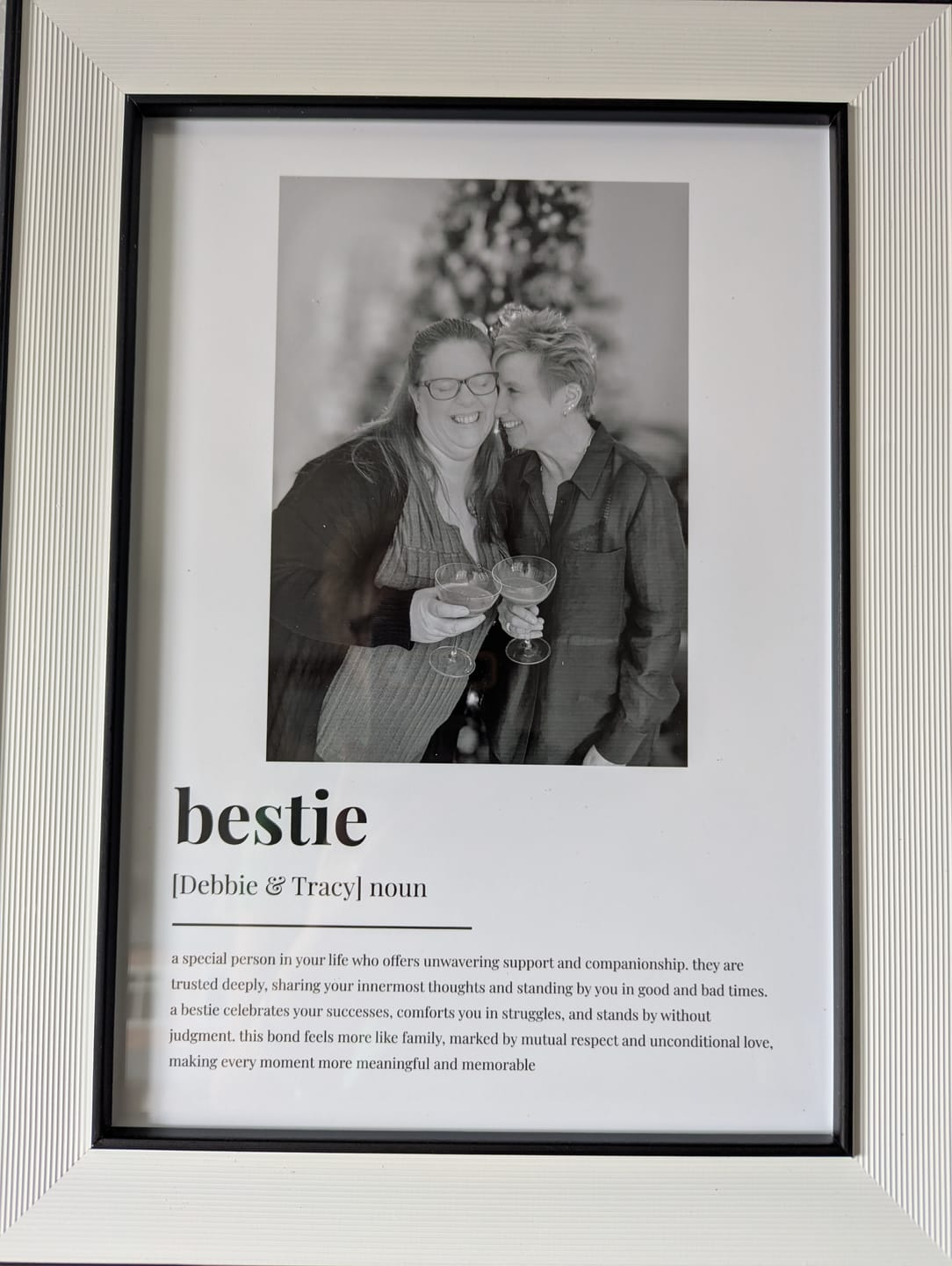 Customer photo review of Personalised Friendship Definition Photo Print