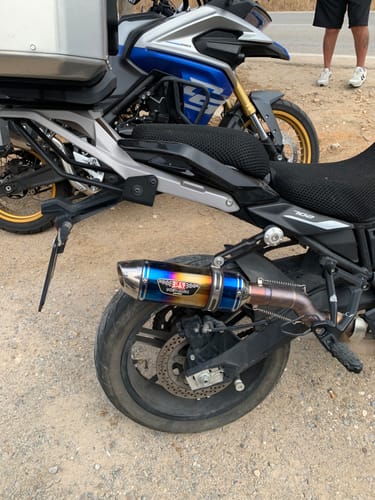 Customer photo review of Tramo Final Slip-On Benelli Trk 702 X (2023-2025)