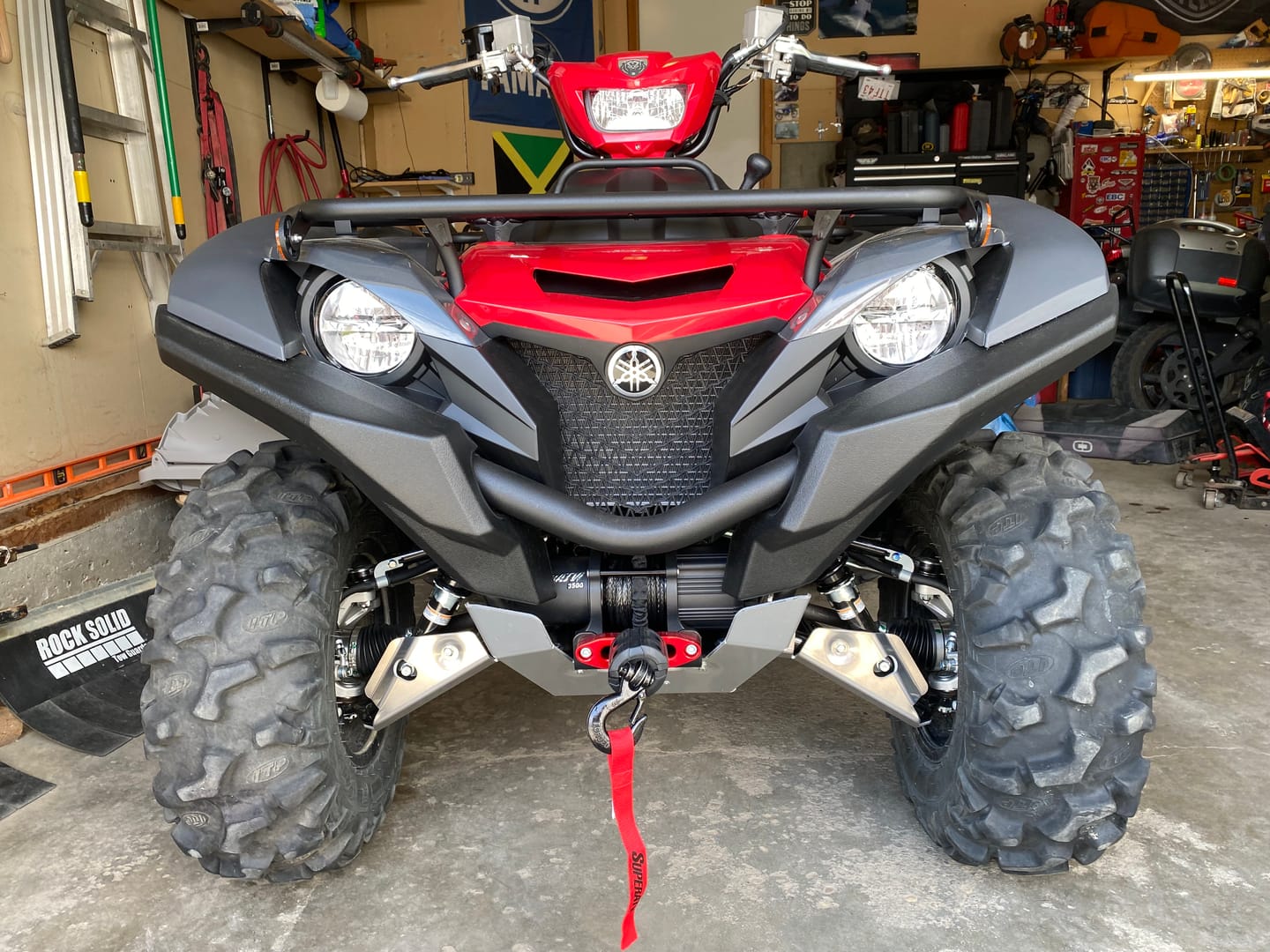 Customer photo review of Full Skid Plate Kit — Yamaha Grizzly 550/700 (2007+)