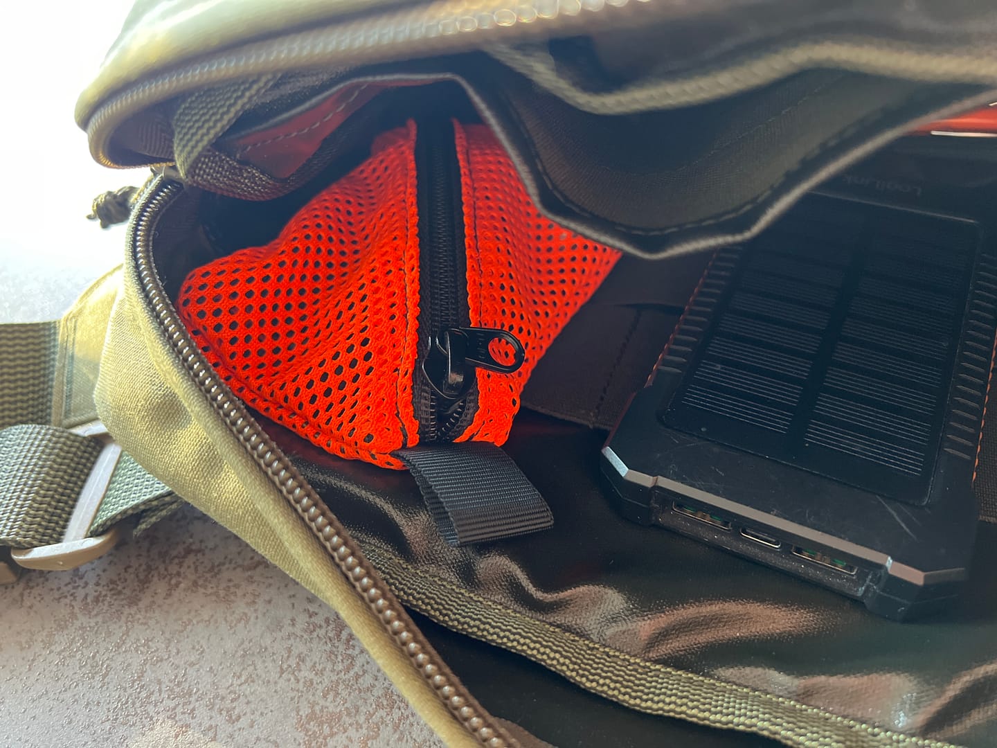 Customer photo review of Trinket Pouch, hook back