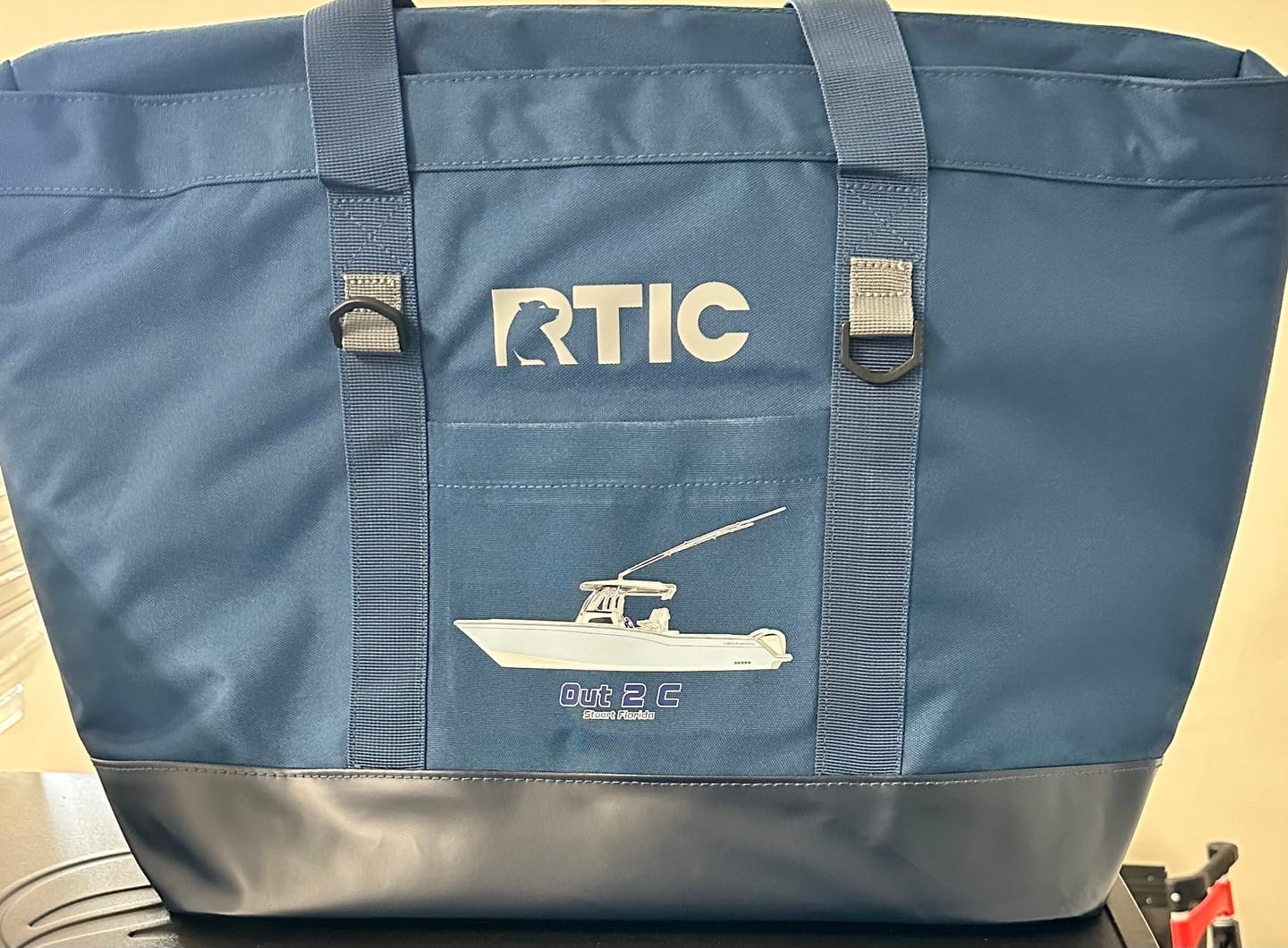 Customer photo review of Custom RTIC Insulated Tote Cooler
