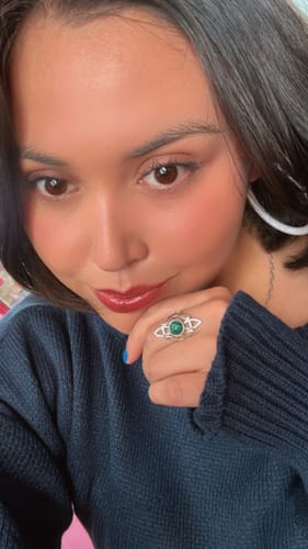 Customer photo review of SWEATER REGINA AZUL