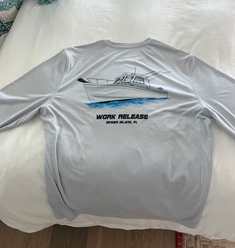 Customer photo review of Custom Digital Boat Artwork