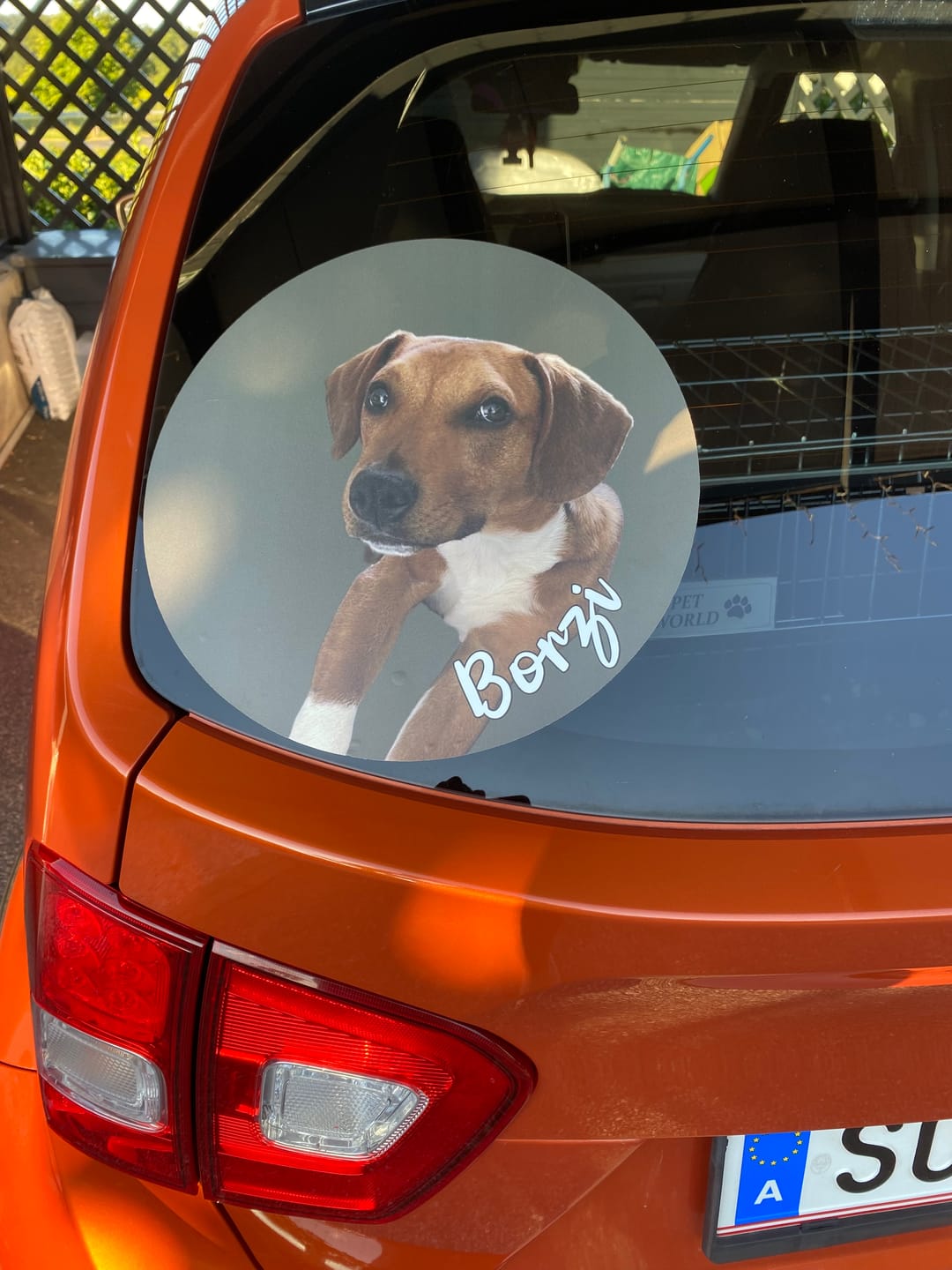Customer photo review of Dein Foto - Individueller Autoaufkleber
