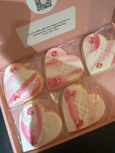 Customer photo review of Design Your Own HEART Cookies
