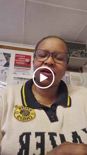 Customer video review of Kaizer Chiefs Heritage 3 Button Polo Knit SS Ivory