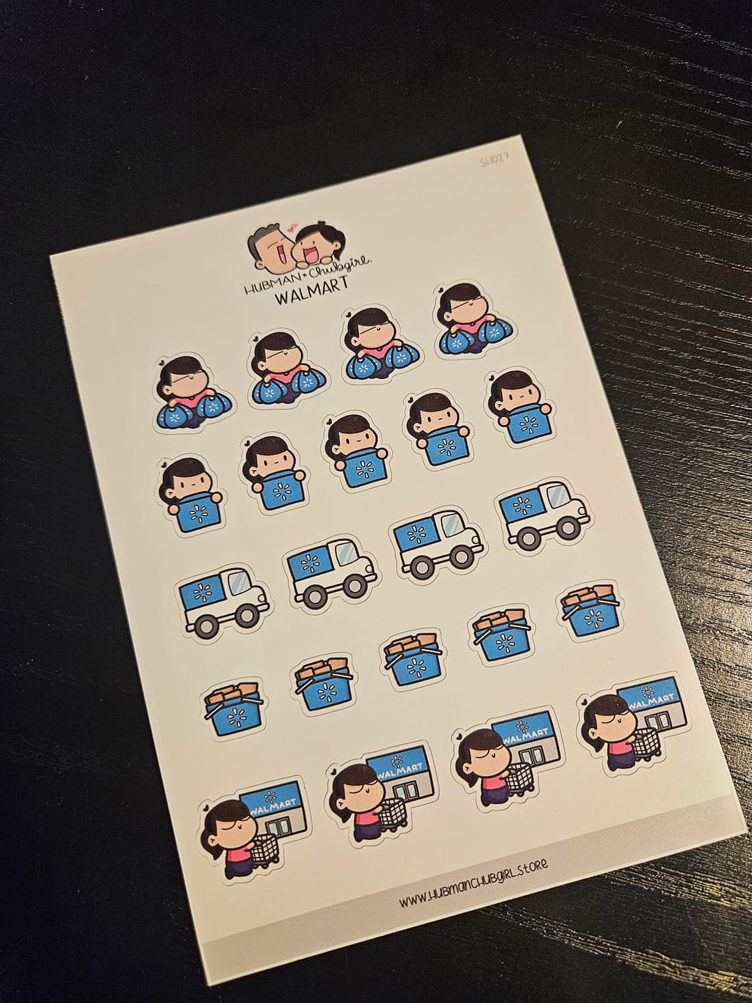 Customer photo review of Department Store 3 Planner Stickers