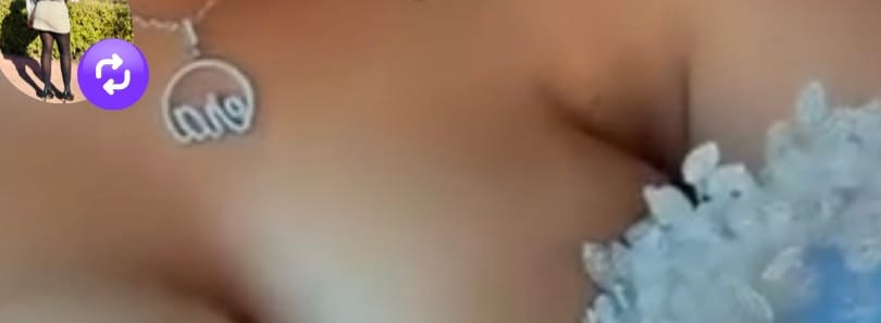 Customer photo review of Silver Precious Logo Necklace