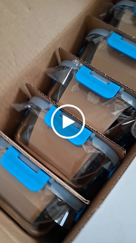 Customer video review of Conjunto De 10 Potes Herméticos Croix De Vidro Temperado