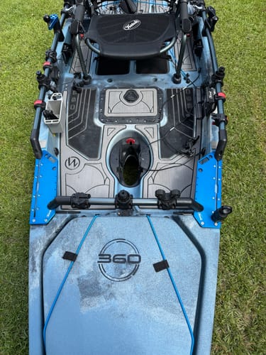 Customer photo review of Ketch Jake Plates for Hobie Pro Angler Kayaks