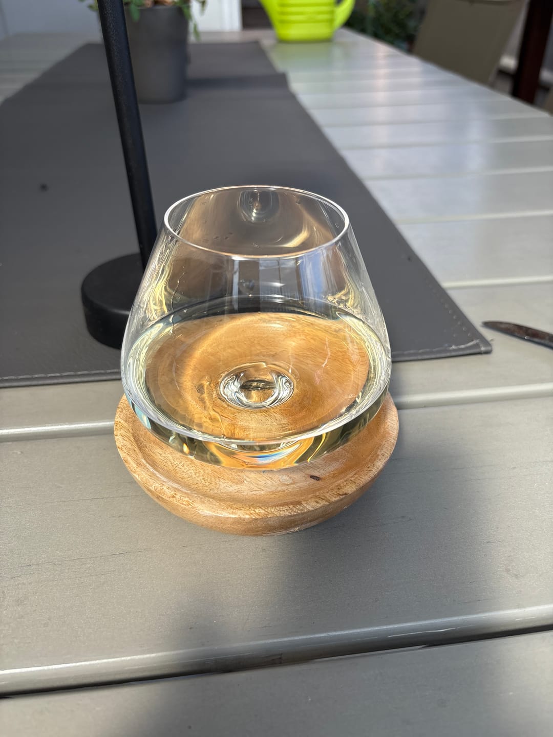 Customer photo review of Aequilibrium Wine Glass