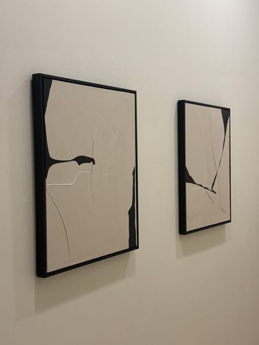 Customer review photo for Abstract Painting Set Of 2 #SP107
