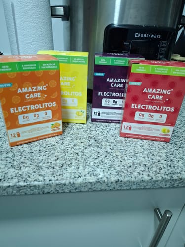 Customer photo review of Pack 4x Electrolitos Mix Sabores (48 sticks)
