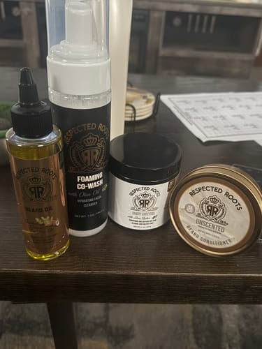 Customer photo review of Beard Care Kit