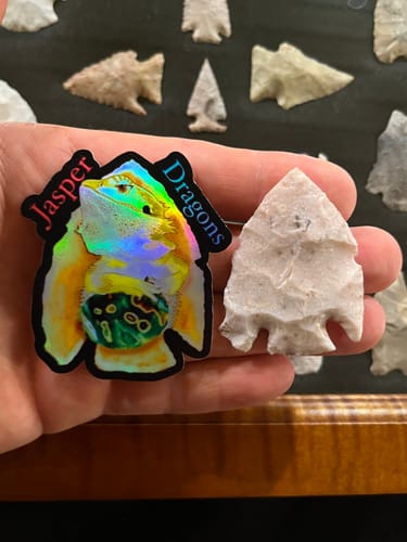 Customer photo review of 100 2.5" Custom Holographic Stickers
