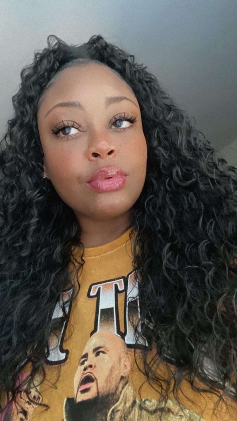 Customer photo review of Sensationnel Instant Up & Down Pony Wrap Half Wig - UD 2