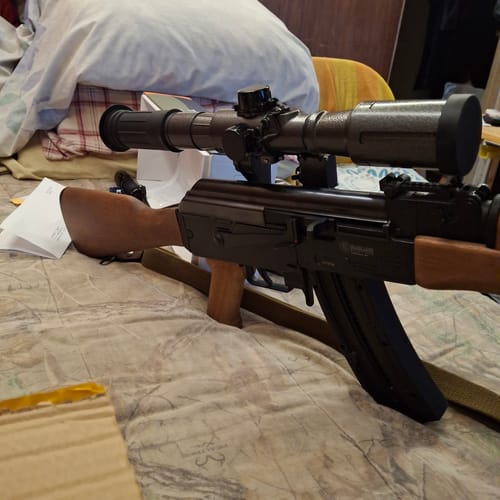 Customer photo review of AK Scope SVD Dragunov Scope 6X42mm POSP Rifle Scope with Side Rail Mount