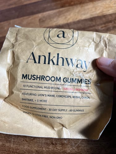 Customer photo review of Mushroom Gummies
