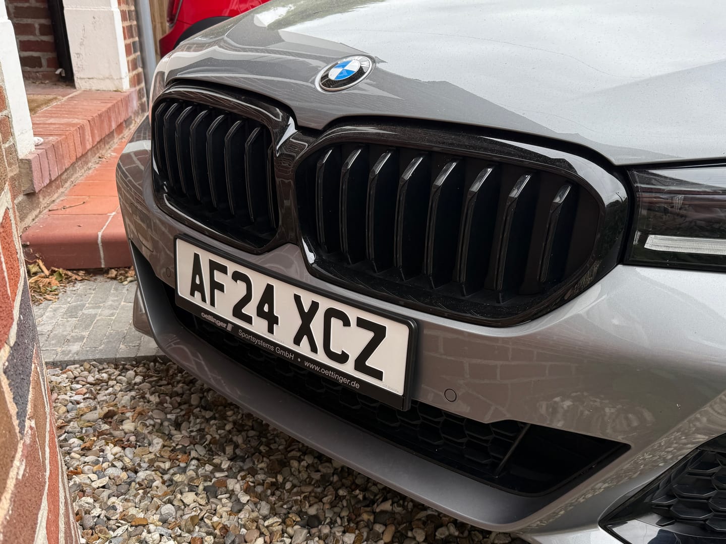 Customer photo review of Metal Pressed Number Plate (standard)- 520mm x 111mm