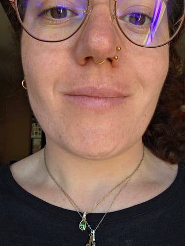 Customer photo review of Faux piercing Léa