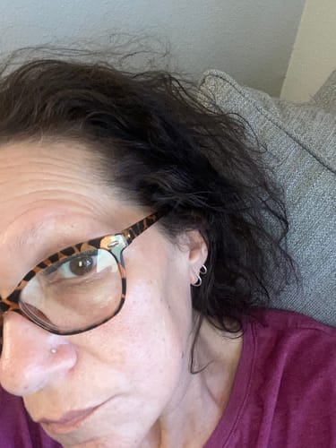 Customer photo review of Instant Dye Shampoo