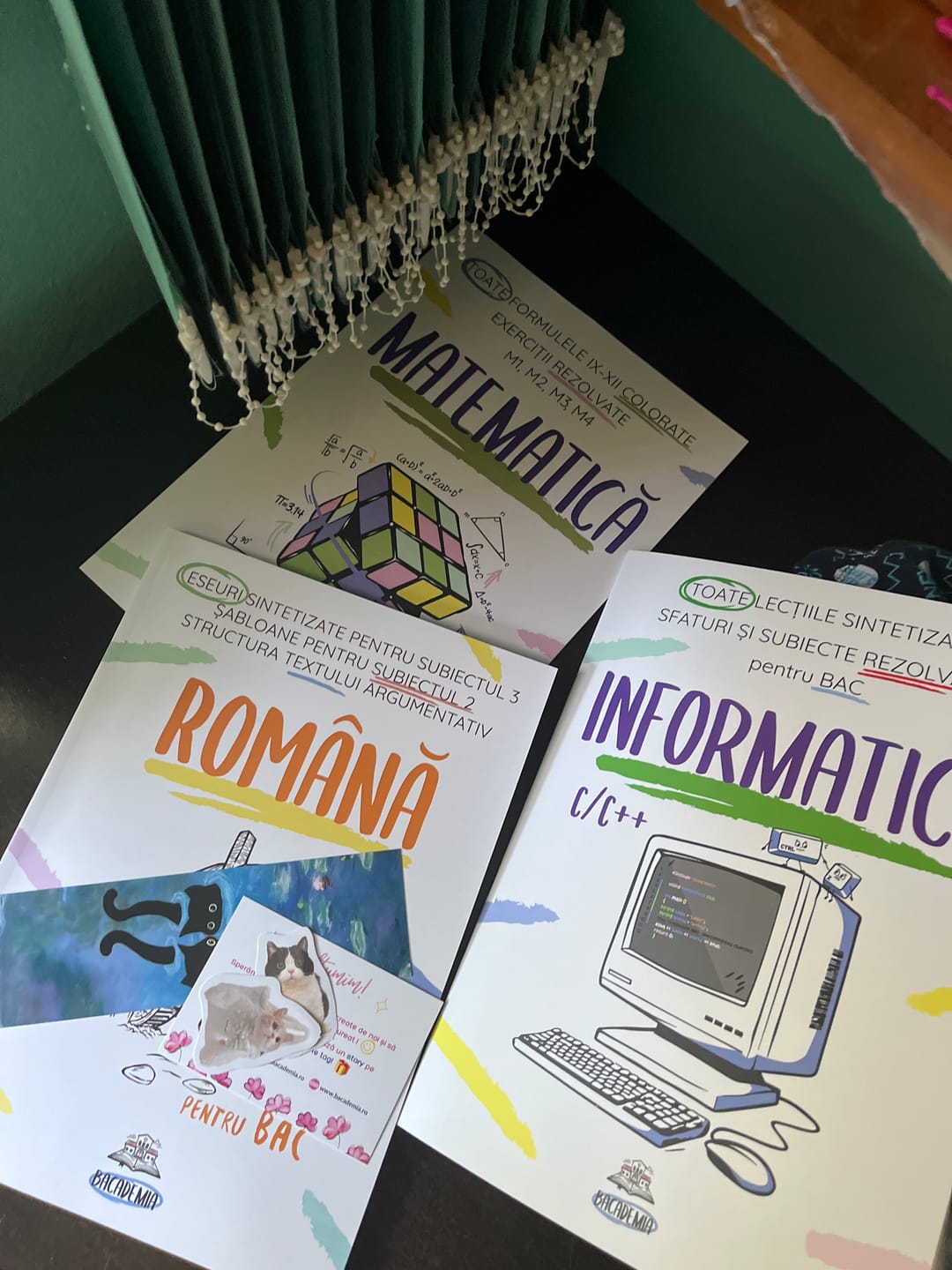 Customer photo review of Pachet Bacalaureat (Română + Matematică + Informatică) Bacademia