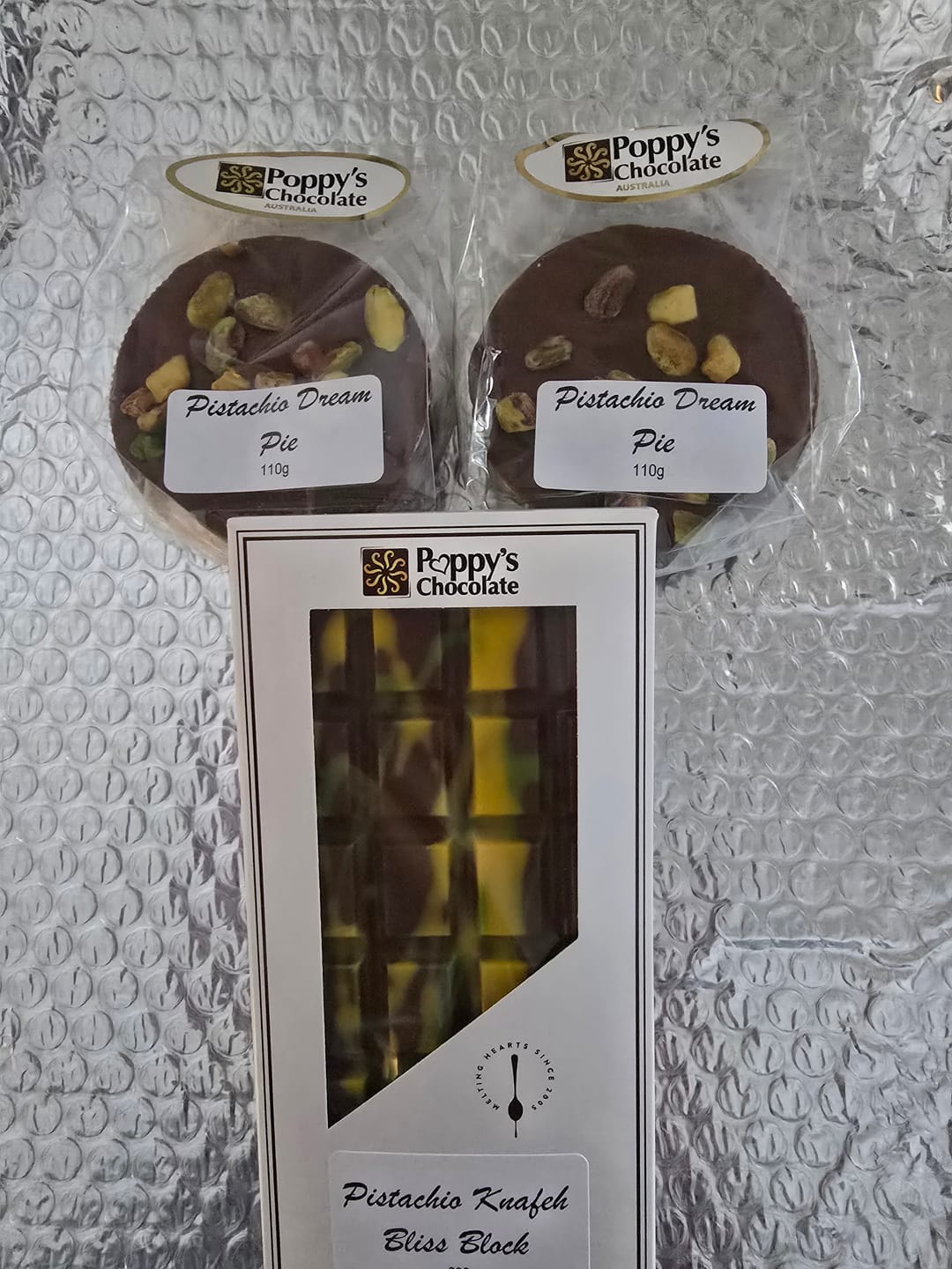 Customer photo review of LIMITED EDITION Pistachio Dream Pie