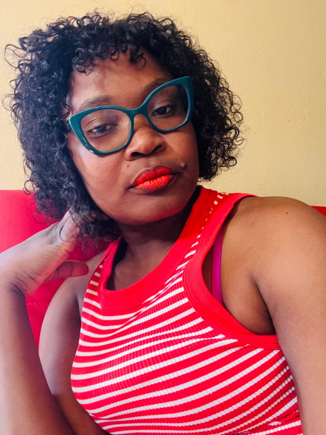 Customer photo review of Brazilian Water Wave Fringe - Zoe