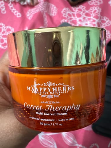 Customer photo review of Carrot Therapy Multi Correct Cream