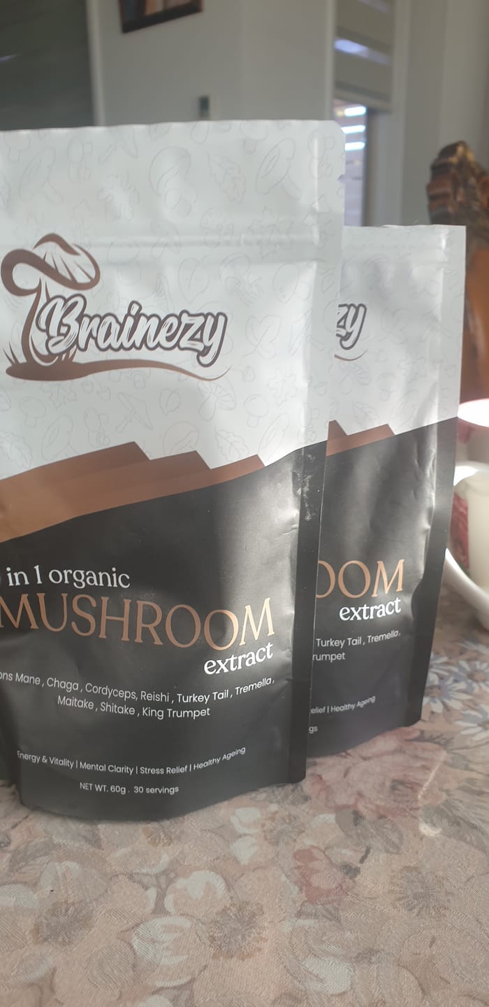 Customer photo review of Brainezy 9in1 Daily Wellness Mushroom Secret- 30 Servings