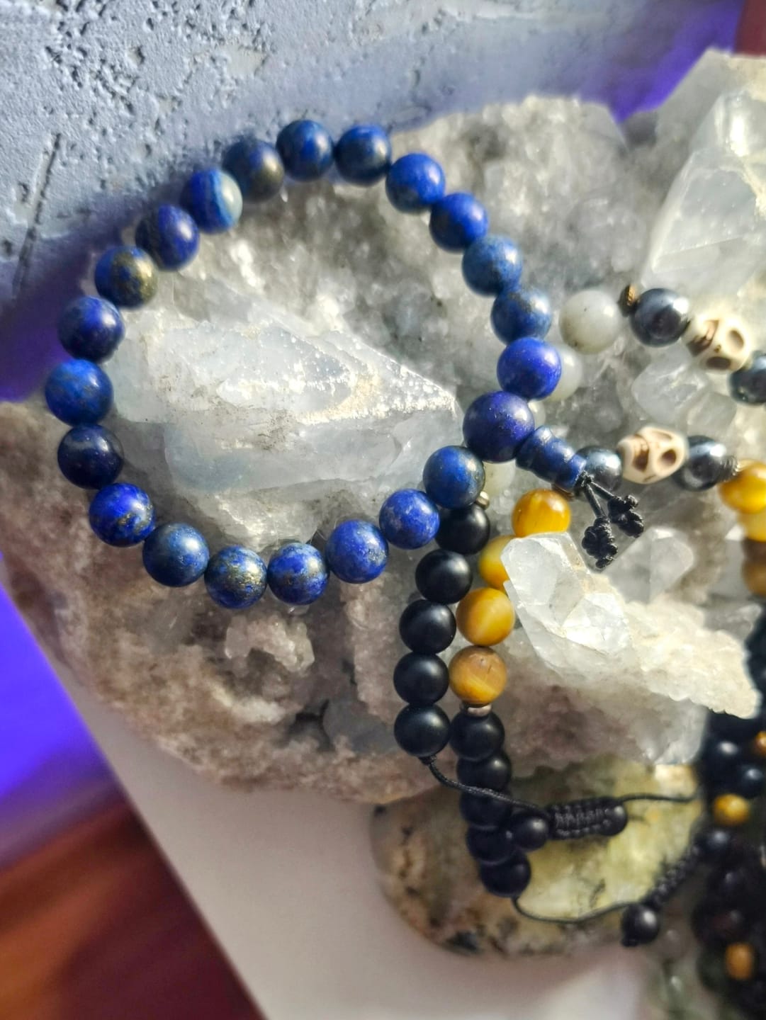 Customer photo review of Bracelets Lapis Lazuli