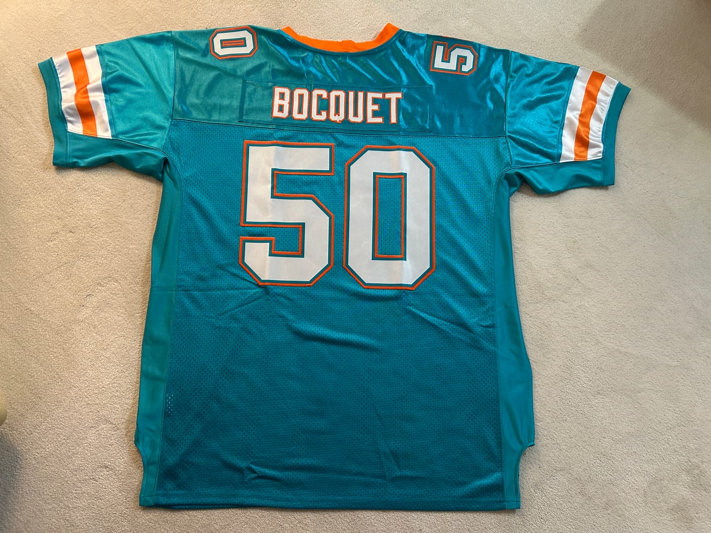 Customer photo review of Custom Your Own Football Jersey with Personalized Name and Team Number