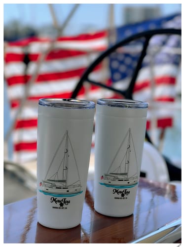 Customer photo review of Custom 20 oz. Stainless Steel Boat Tumbler